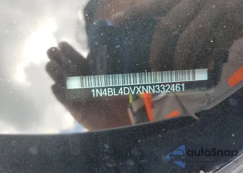 2022 Nissan Altima Sv from USA, damaged, VIN 1N4BL4DVXNN332461